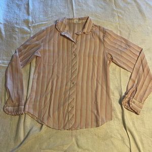 Vintage Pinstripe Blouse